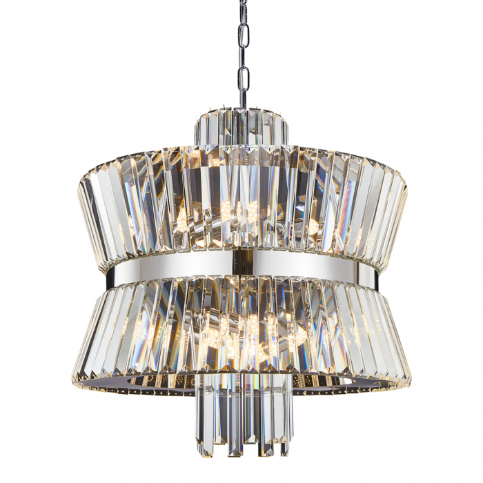 Suspensie Cristal Aurelia CHROME 12xE14 - ML0406 [2]