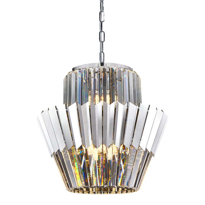 Suspensie Cristal DONNA CHROME 9xE14 - ML0414 [2]