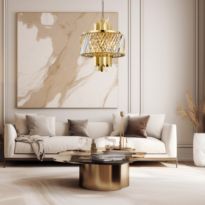 Suspensie Cristal MARGOT GOLD - 6xE14 - Milagro - ML0407 [4]