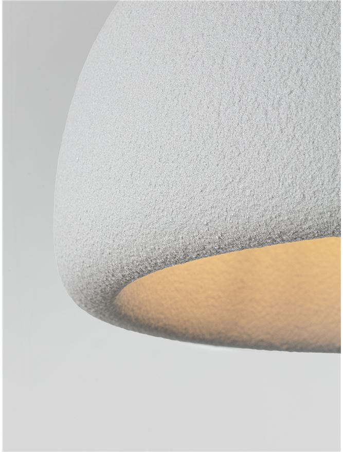 Suspensie DAVO D40 - Stone Dove Gray Polyurethane & Resin [5]