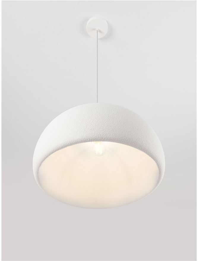 Suspensie DAVO D50 - Stone White Polyurethane & Resin [8]