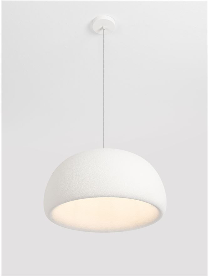 Suspensie DAVO D50 - Stone White Polyurethane & Resin [6]