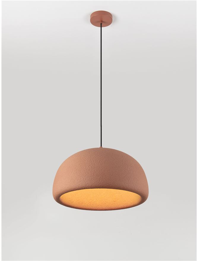 Suspensie DAVO - Stone Red Polyurethane & Resin [8]