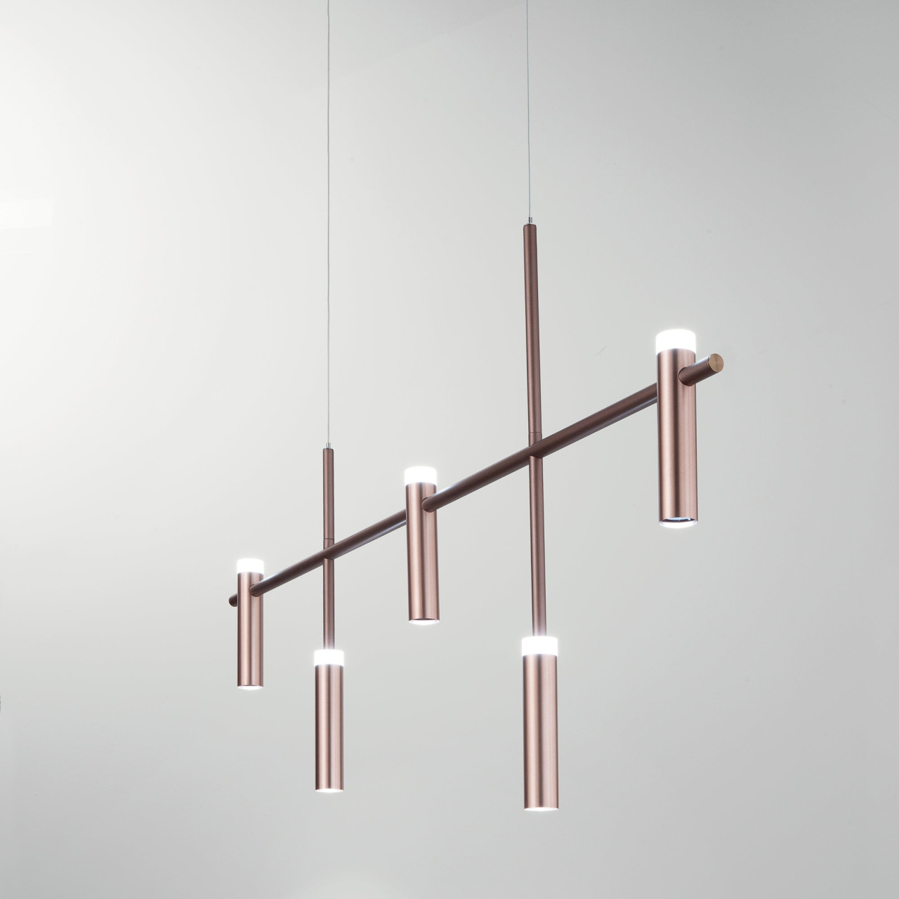 SUSPENSIE LED CANDLE BRONZ 35W 3600LM 4000K 120X19,1X125CM [3]