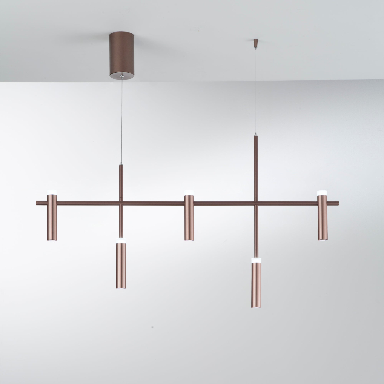 SUSPENSIE LED CANDLE BRONZ 35W 3600LM 4000K 120X19,1X125CM [2]