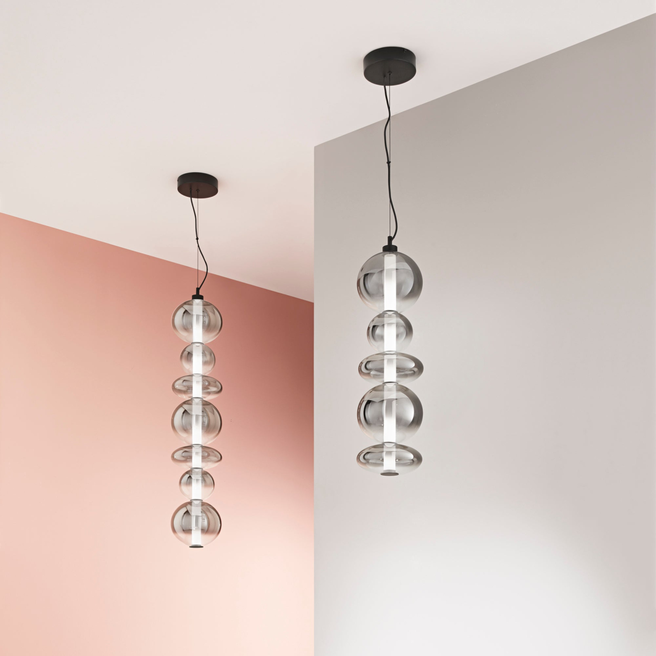 SUSPENSIE LED KEMET NEAGRĂ 40W 4000LM 3000K 20X154,5CM [3]