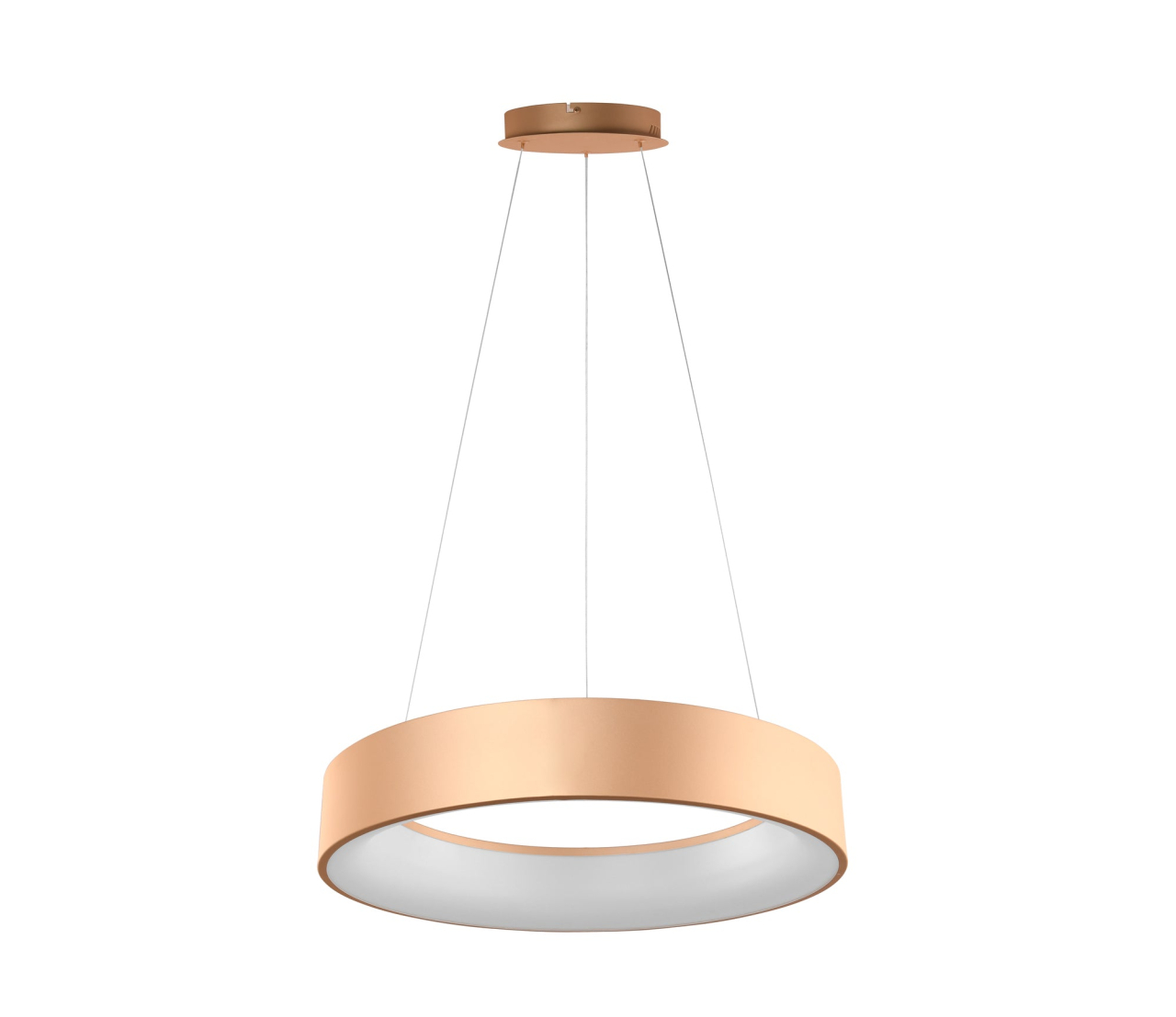 SOSPENSIONE LED NOAH ORO 60W 8000LM CCT 60X10X150CM [4]