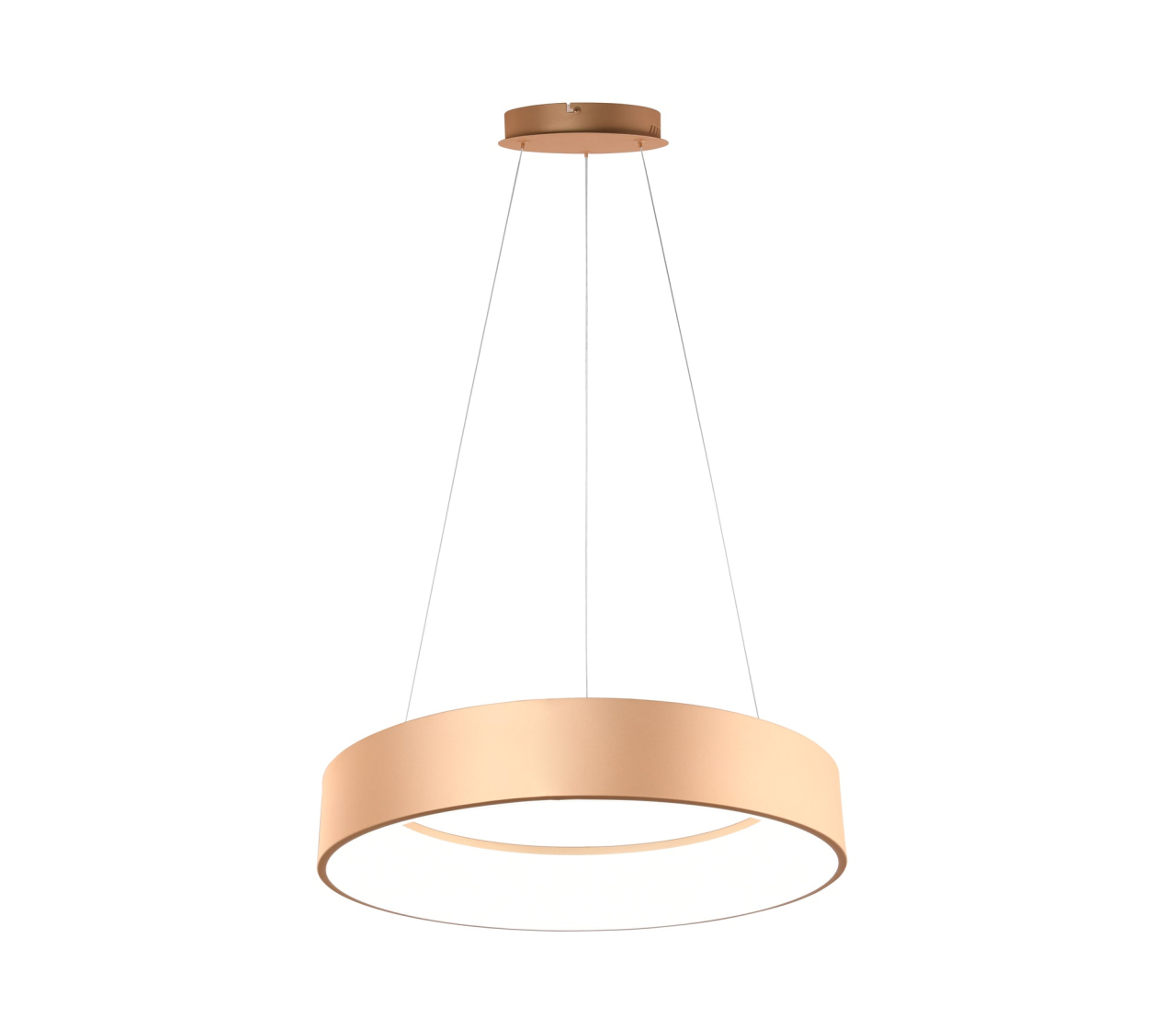 SOSPENSIONE LED NOAH ORO 60W 8000LM CCT 60X10X150CM [3]