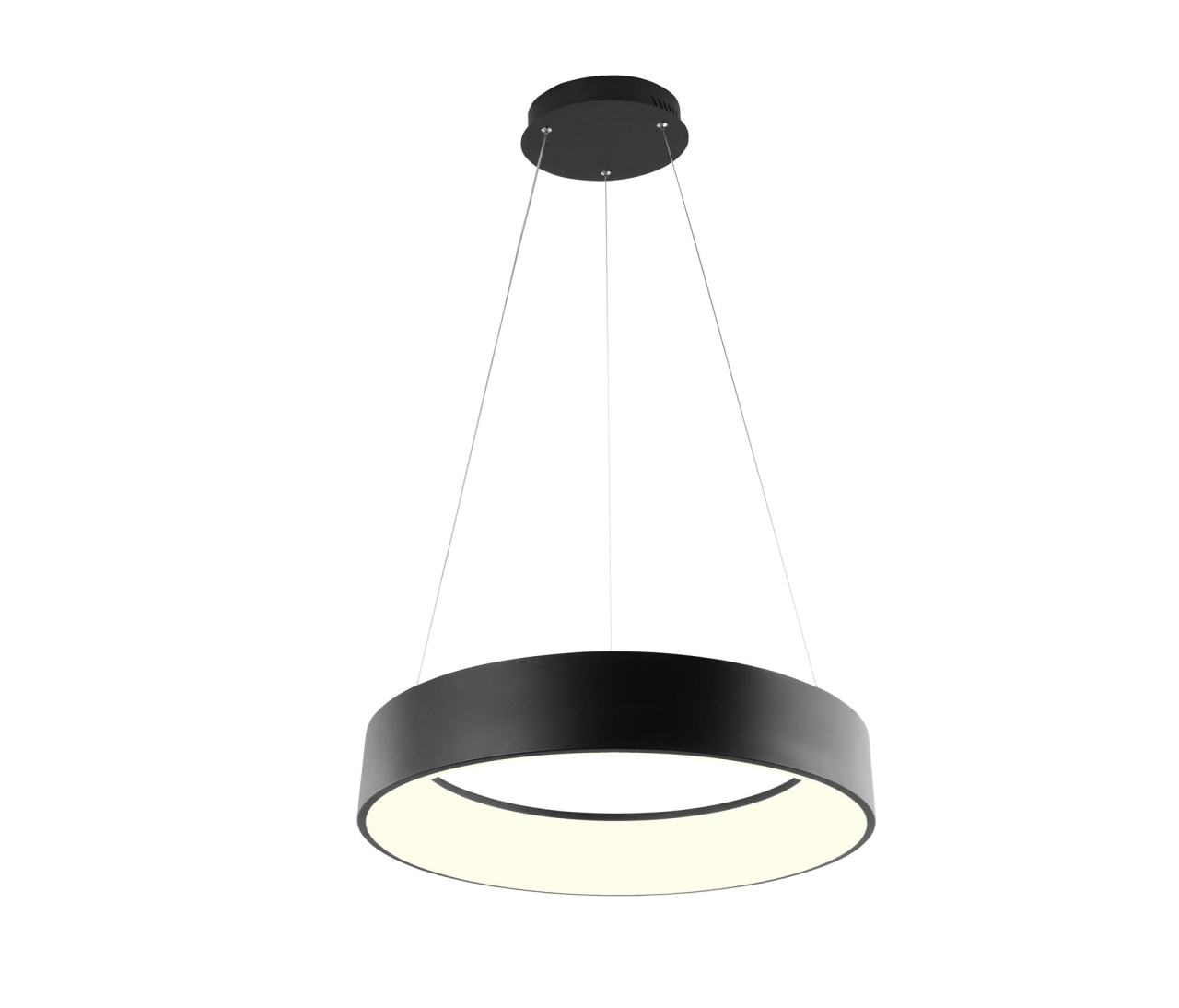 SOSPENSIONE LED NOAH NERA 60W 8000LM CCT 60X10X150CM [3]