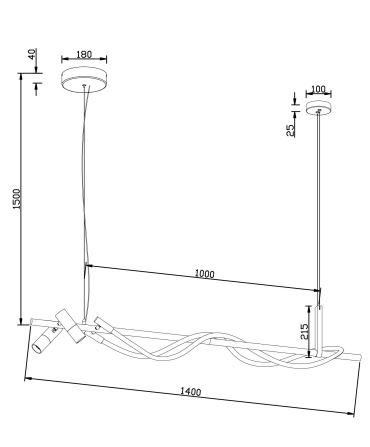 Suspensie moderna -  Tau MOD166PL-L20G3K - Maytoni Lighting [2]