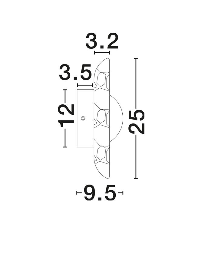 Tavo AP1 - Yellow Travertine & Wood Aplica [6]