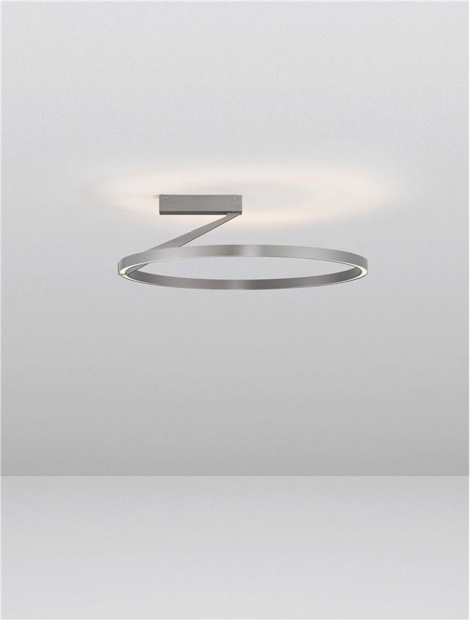 TILIA plafoniera - Triac Dimmable Foggy Nickel Aluminium [4]