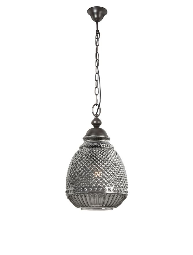 TOULON suspensie SP1 - 8381442 - Gray Glass Dark Brown Base & Chain [2]