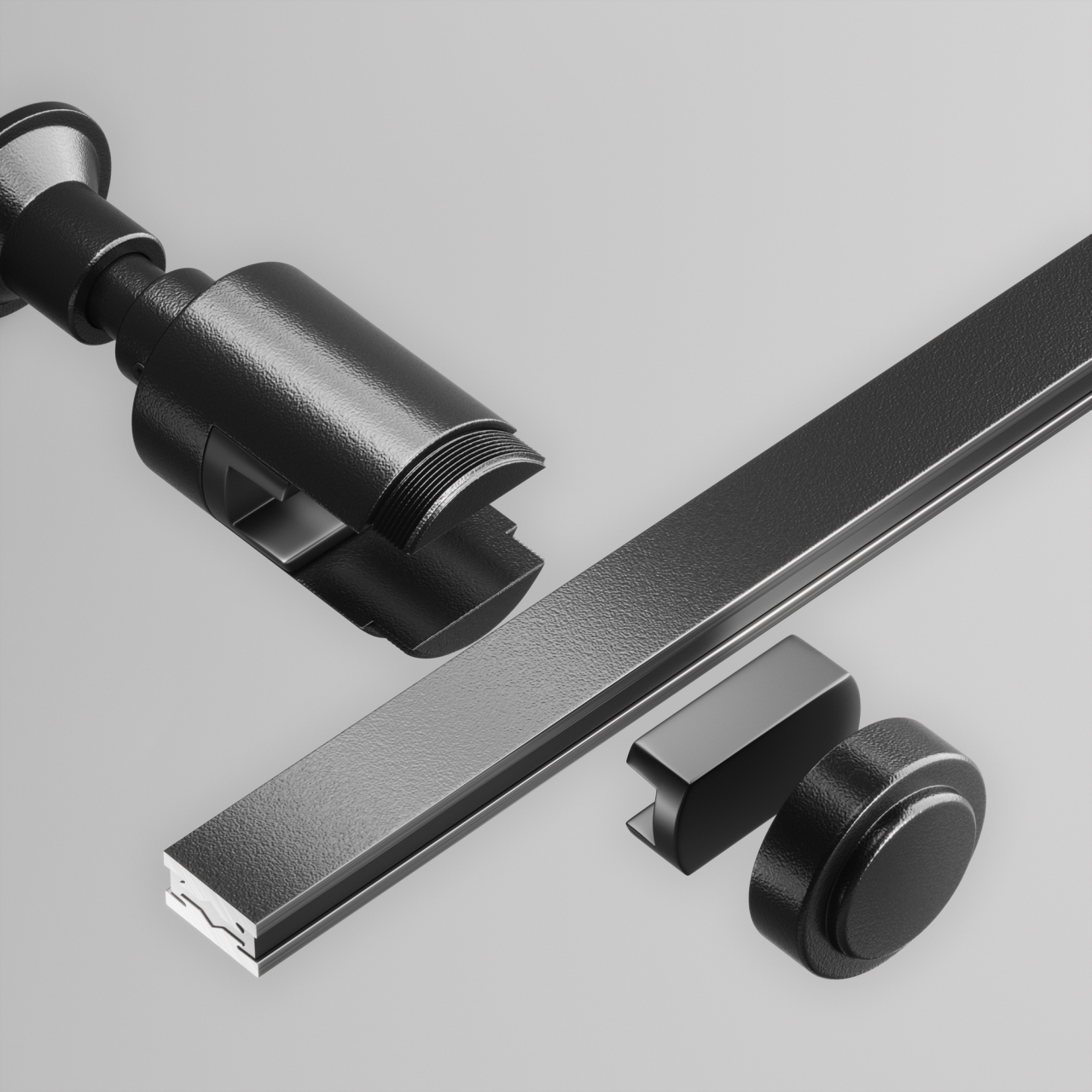 TRA155CW-S1-B Track system components Accessories for tracks Flarity Modular magnetic track system FLARITY [4]