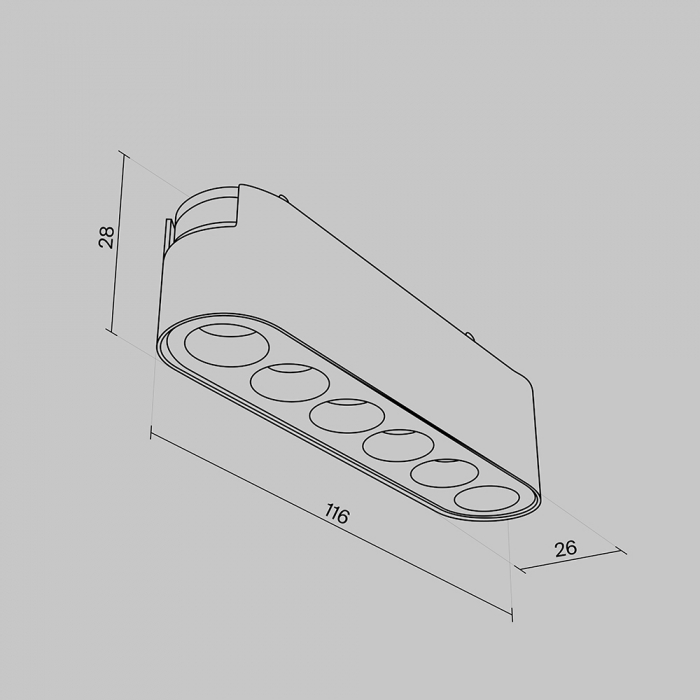 Track Lighting Points TR082-1 - POINTS - RADITY - corpuri de iluminat tehnice [2]