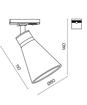 Track Lighting TR022-1-GU10-W - Virar - Unity [3]