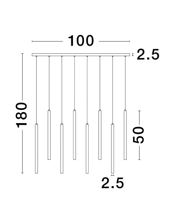 Trimle LINE - suspensie moderna led 20W [2]