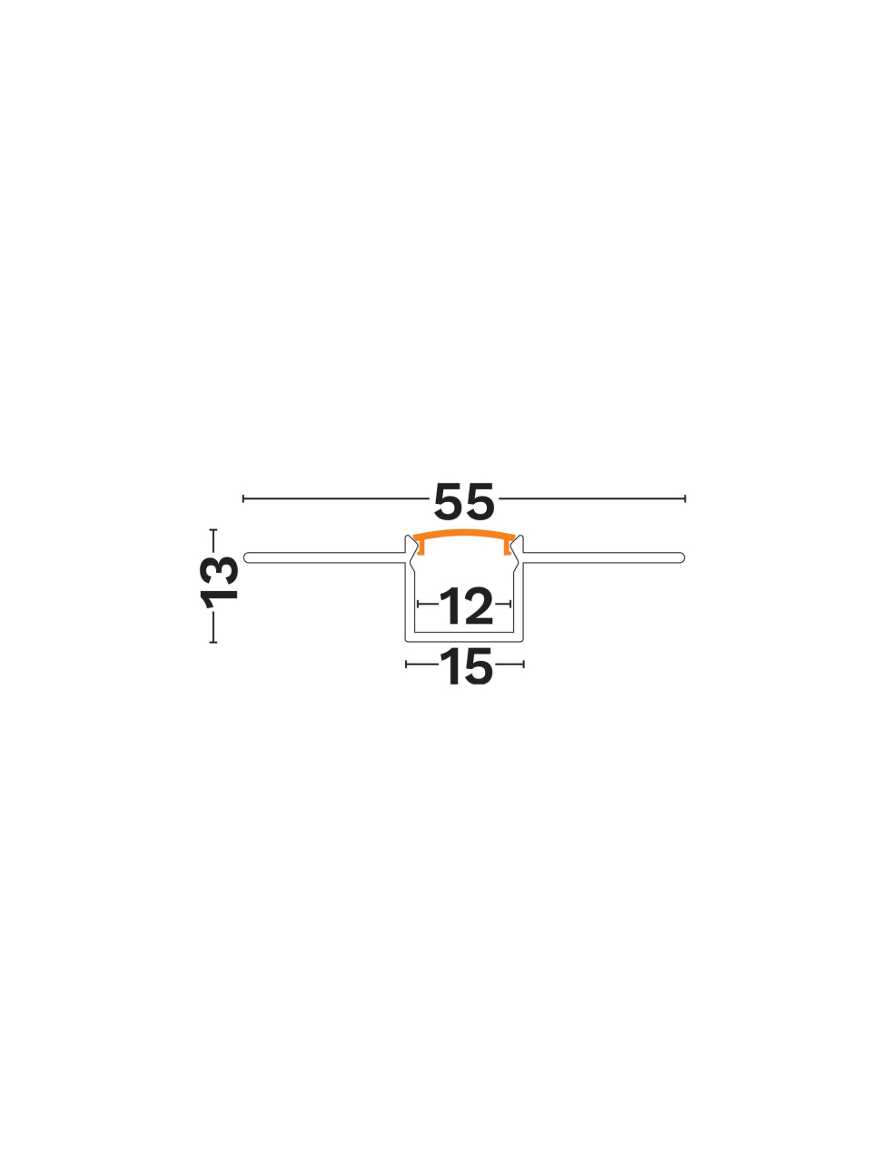 Trimless-Aluminium Profile-15x13T [2]