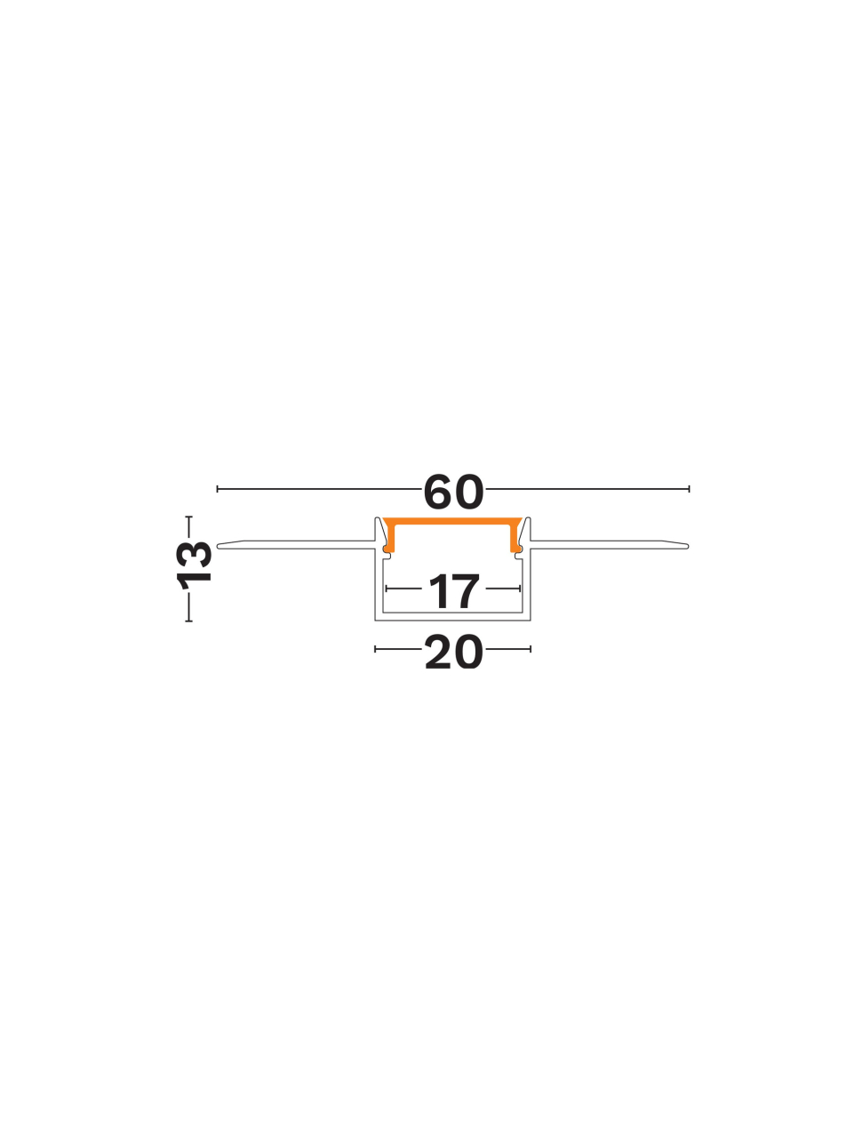 Trimless-Aluminium Profile-20x13T [2]