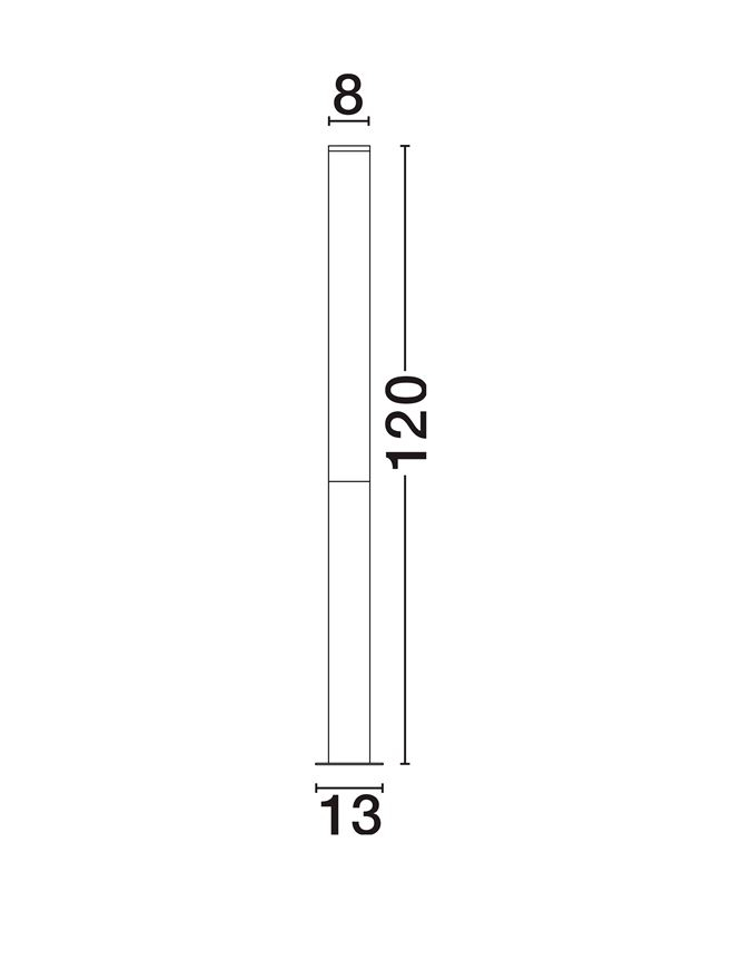 Stal de iluminat pentru Gradina inaltime 120 cm ; Nova Luce [5]