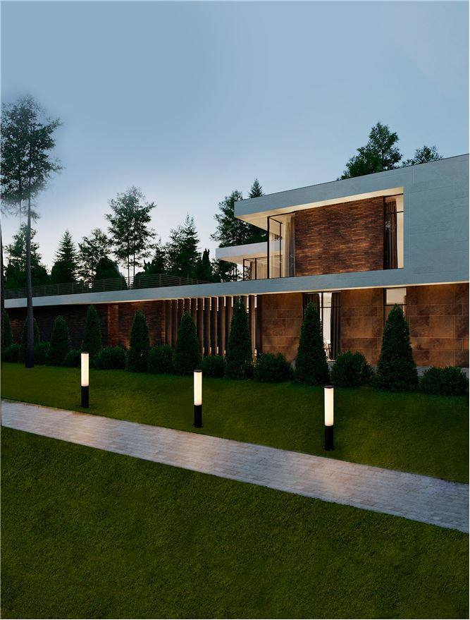 Stalp de iluminat pentru gradina (exterior) Tube H:60 cm [1]