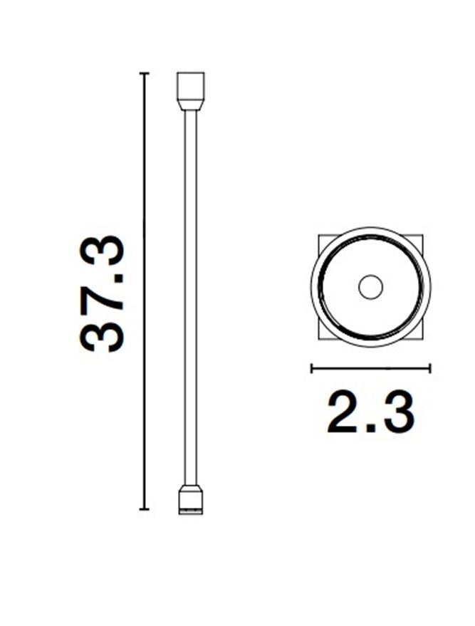 Ultra Slim - conector suspendare TUBE pt sina aplicata/suspendata [2]