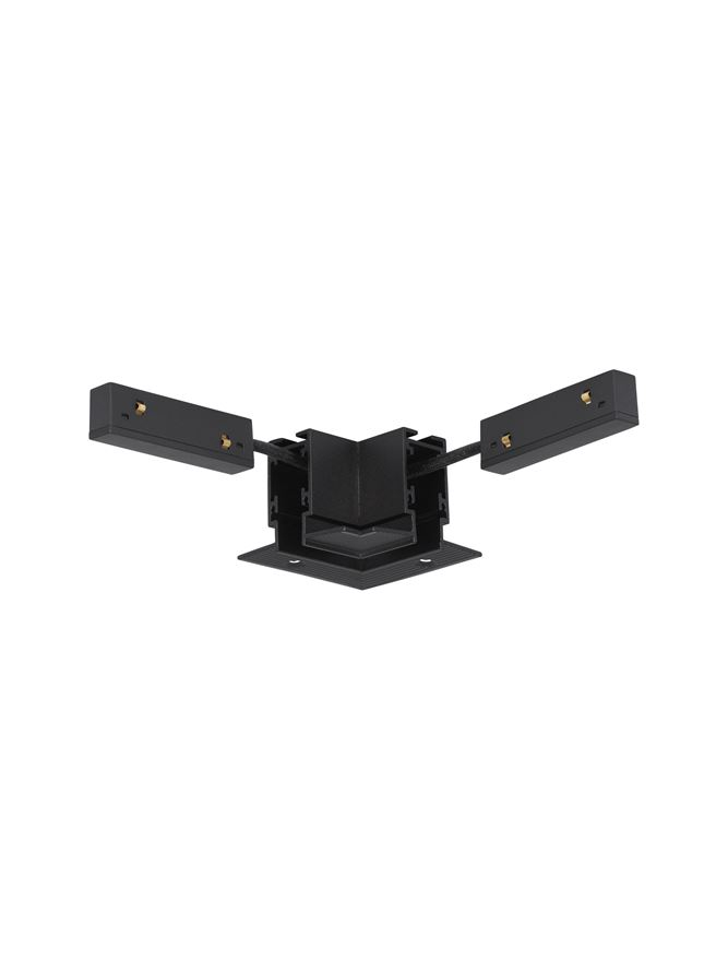 Ultra Slim - conector orizontal 90 grade (electric si mecanic) pentru sina magnetica fara bordura [1]
