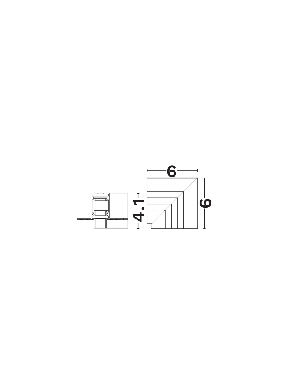 Ultra Slim Magnetic B-Horizontal 90deg connector-59x59-L6 [2]