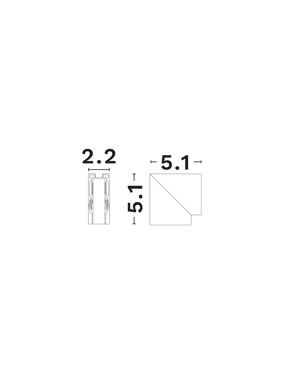 Ultra Slim Magnetic B-Vertical 90deg connector-51x51 [2]