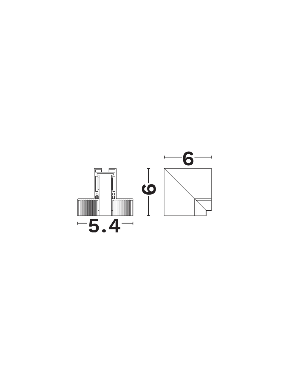 Ultra Slim Magnetic B-Vertical 90deg connector-59x59 [2]