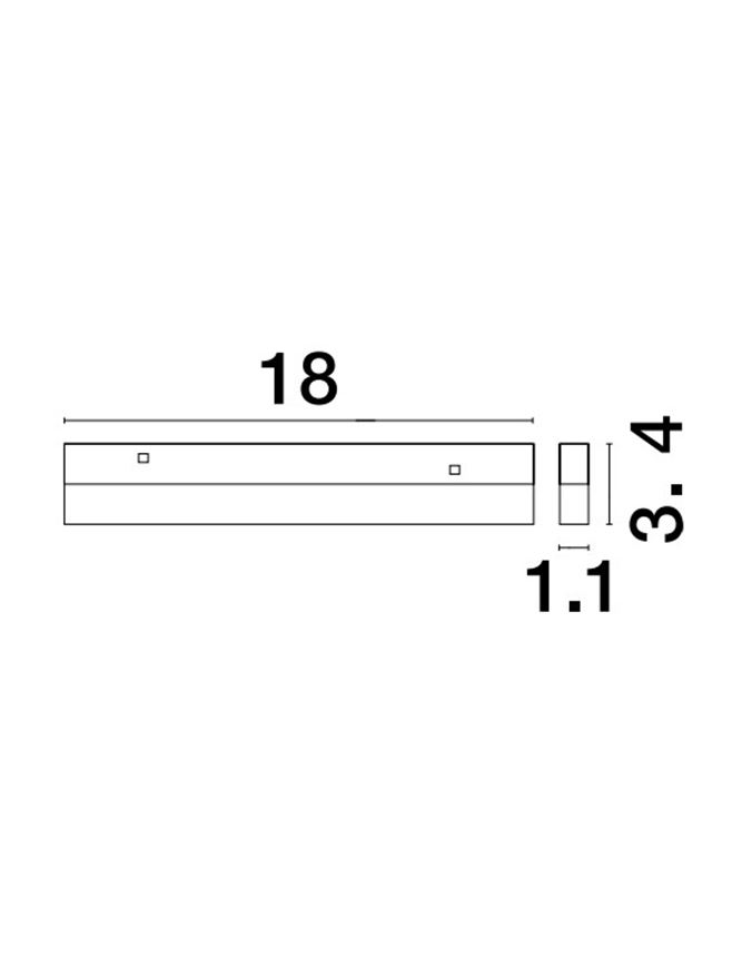 Ultra Slim - conector suspendare TUBE cu conector sursa pt sina aplicata/suspendata [3]