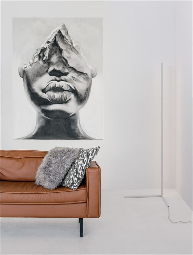 V-LINE lampadar - 9267109 - Sandy White Aluminium & Silicon [1]