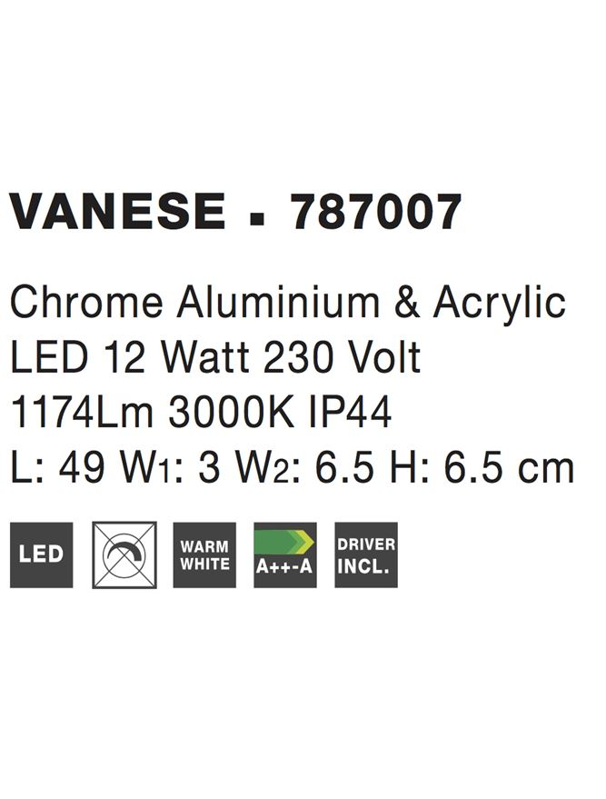 VANESE aplica - 787007 -  Chrome Aluminium & Acrylic [4]
