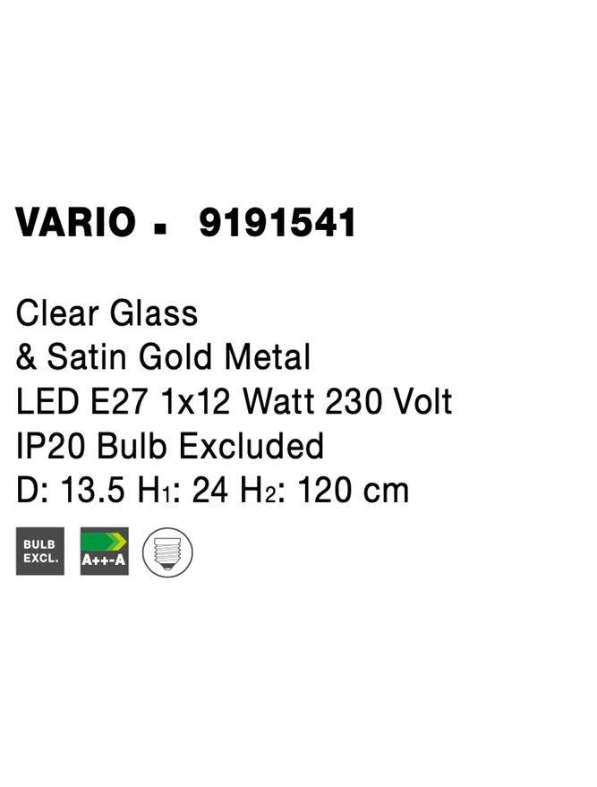 Vario 541 -  SP1 - suspensie alama - Nova Luce - suspensie clasica [5]