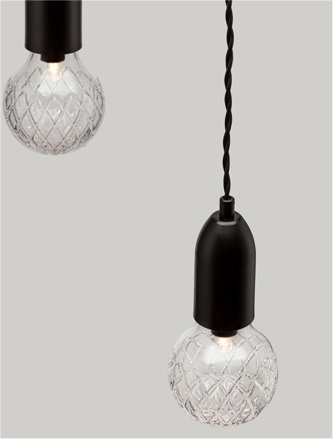 VEDA suspensie SP3 - 9536418 - Black Metal & Clear Glass [3]