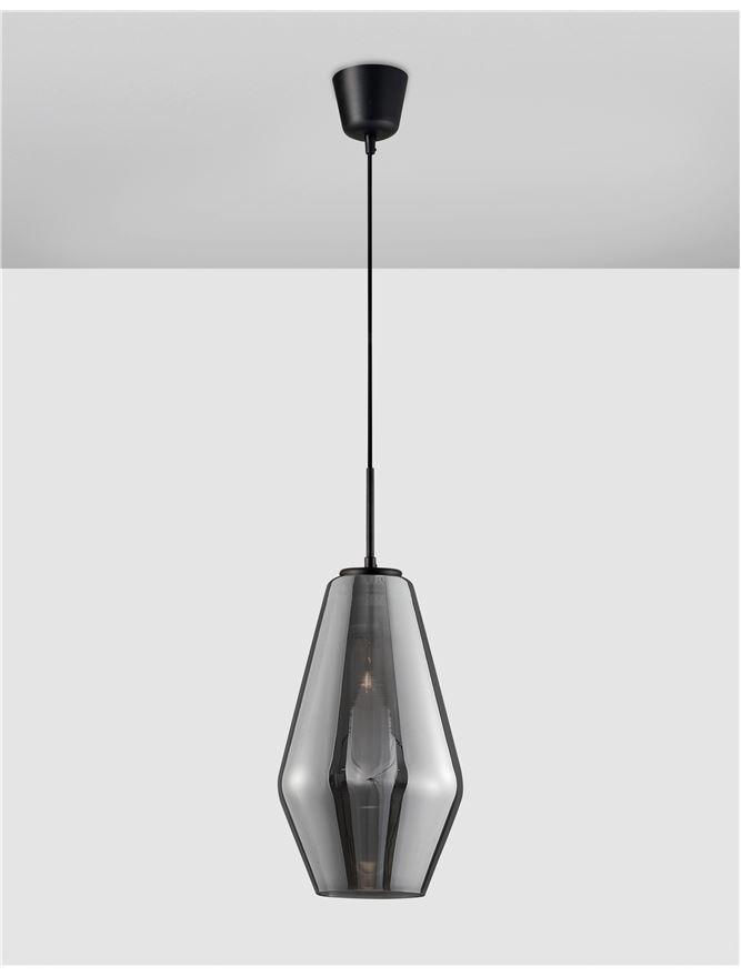 VEIRO suspensie SP1 - 9724101 - Chrome Glass Black Metal Black Fabric Wire [3]