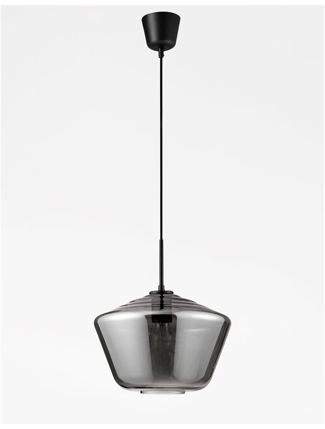 VEIRO suspensie SP1 - 9724141 - Chrome Glass Black Metal Black Fabric Wire [4]