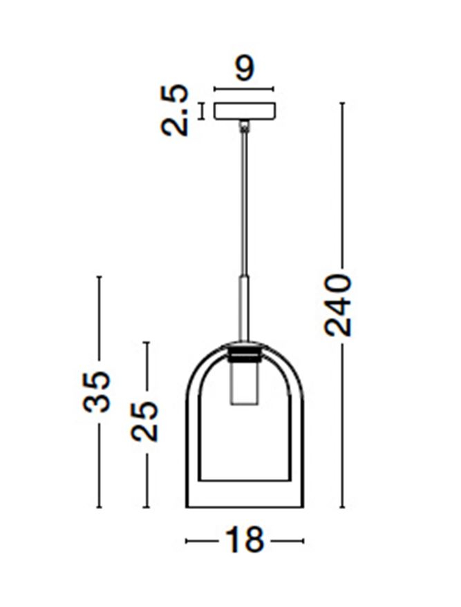Velor SP1 Champagne Glass - suspensie moderna [7]