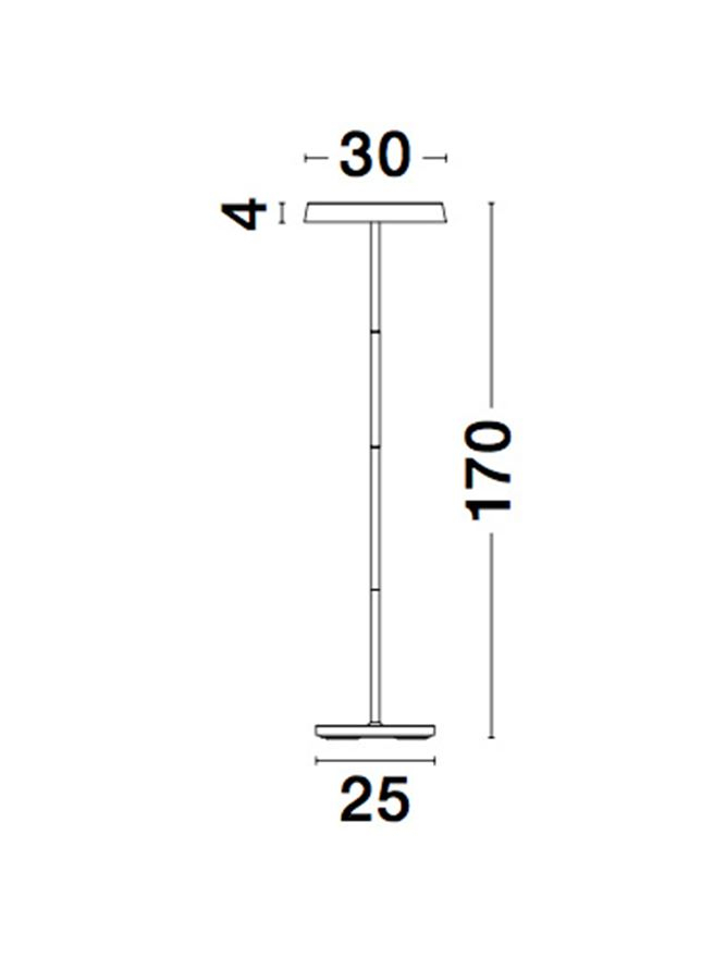 VITI lampadar - 9155181 - Sandy White Aluminium & Acrylic [7]