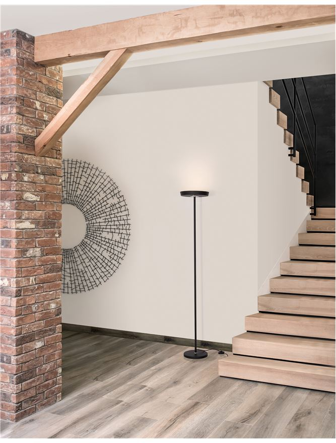 VITI lampadar - 9155182 - Sandy Black Aluminium & Acrylic [1]