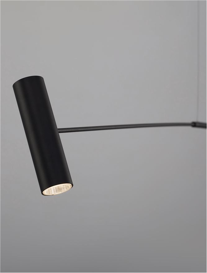 VOICE lampadar - 9061429 - Sandy Black A luminium & Acrylic [3]