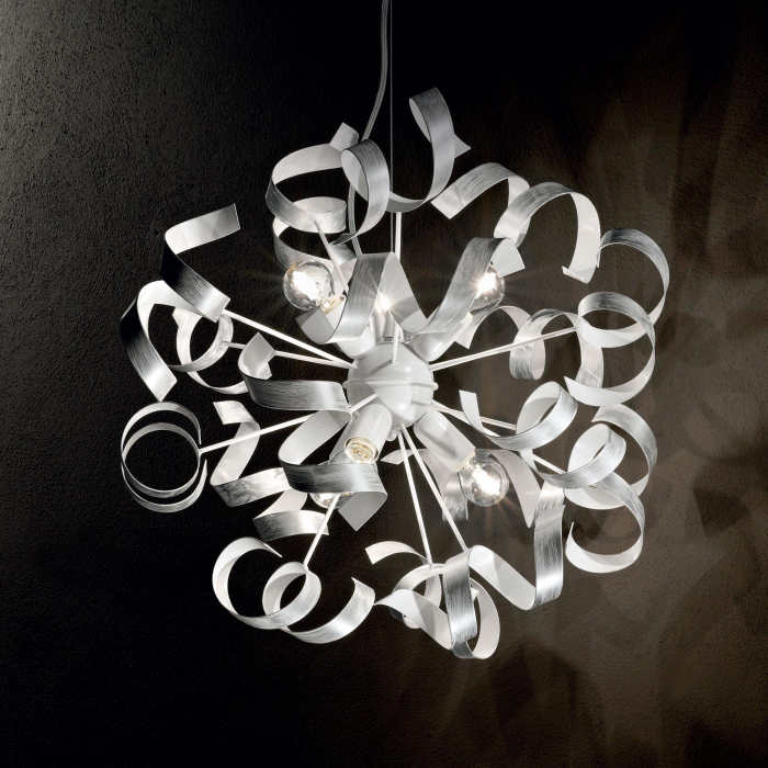 SUSPENSIE MODERNA VORTEX SP6 SILVER - IDEAL-LUX [2]