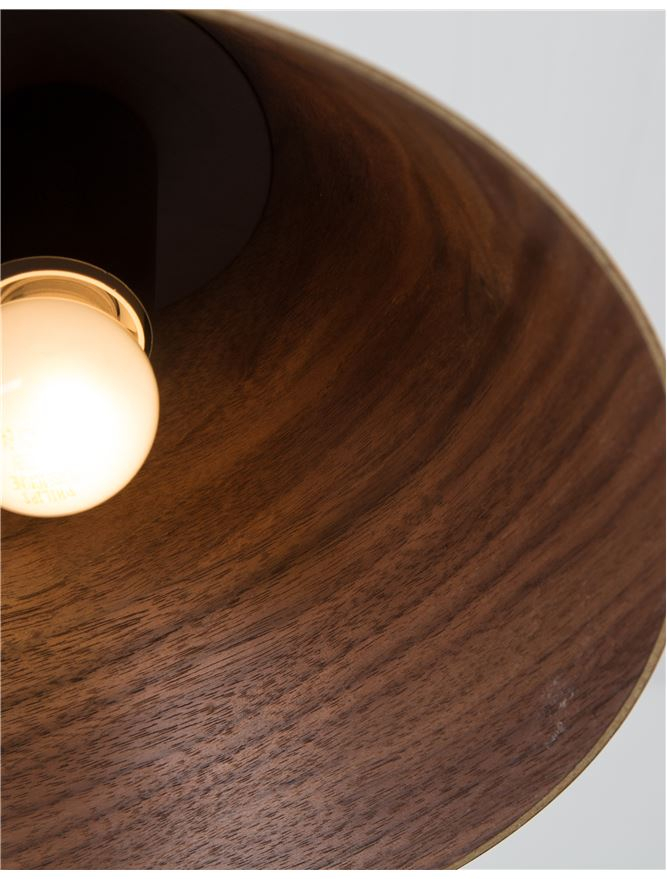 WERA suspensie SP1 - 9125062 -  Dark Walnut Wood colour Dark Brown Fabric Cable Solid Wood Canopy [6]