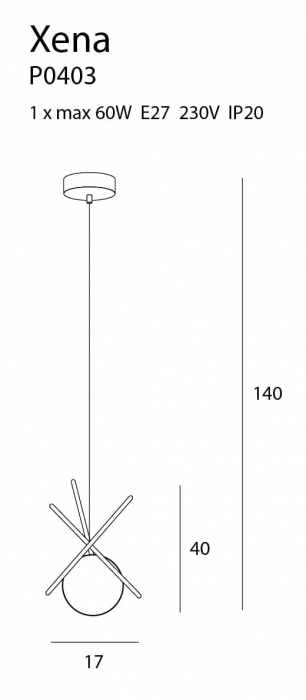 Suspensie moderna XENA P0403 [2]