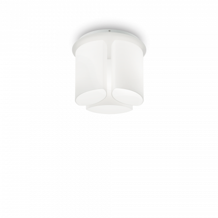 Plafoniere - PLAFONIERA MODERNA ALMOND PL3 - IDEAL-LUX