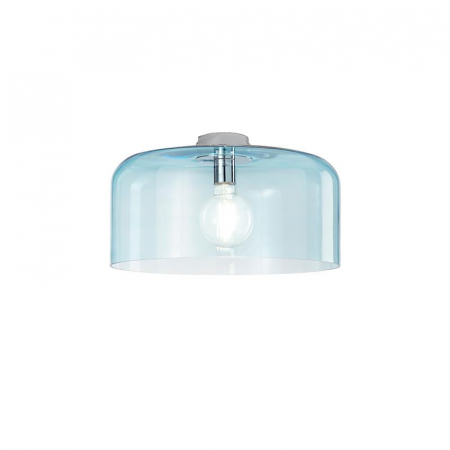 Plafoniere - I-GIBUS-PL40 BLU - plafoniera moderna diam 40 - albastru