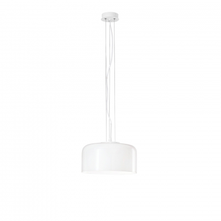 Lustre simple - I-GIBUS-S30 BCO - suspensie moderna diam 30 - alba