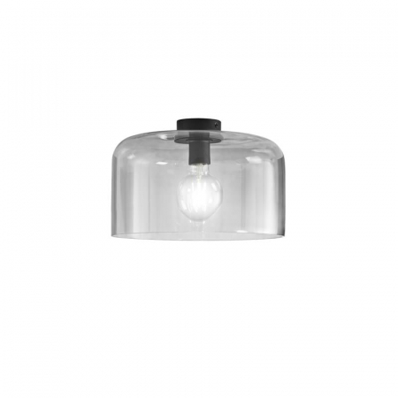 Plafoniere - I-GIBUS-PL35 GR - plafoniera moderna diam 350 - fumee