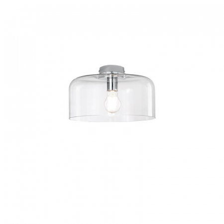 Plafoniere - I-GIBUS-PL30 TR - plafoniera moderna diam 30 - transparenta
