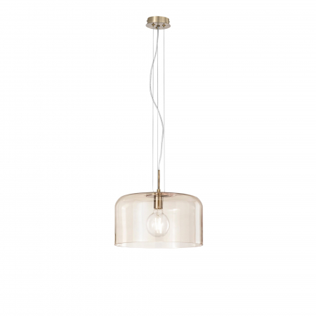 Lustre simple - I-GIBUS-S35 AMB - suspensie moderna diam 35 - ambra